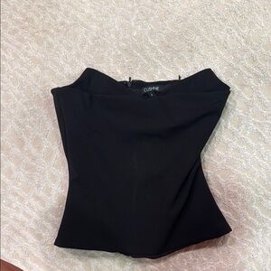 Cushnie Elegant Black Bustier